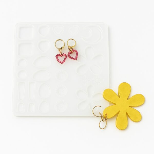 MOULE BOUCLES D'OREILLES - 21.5x22.5x0.8cm