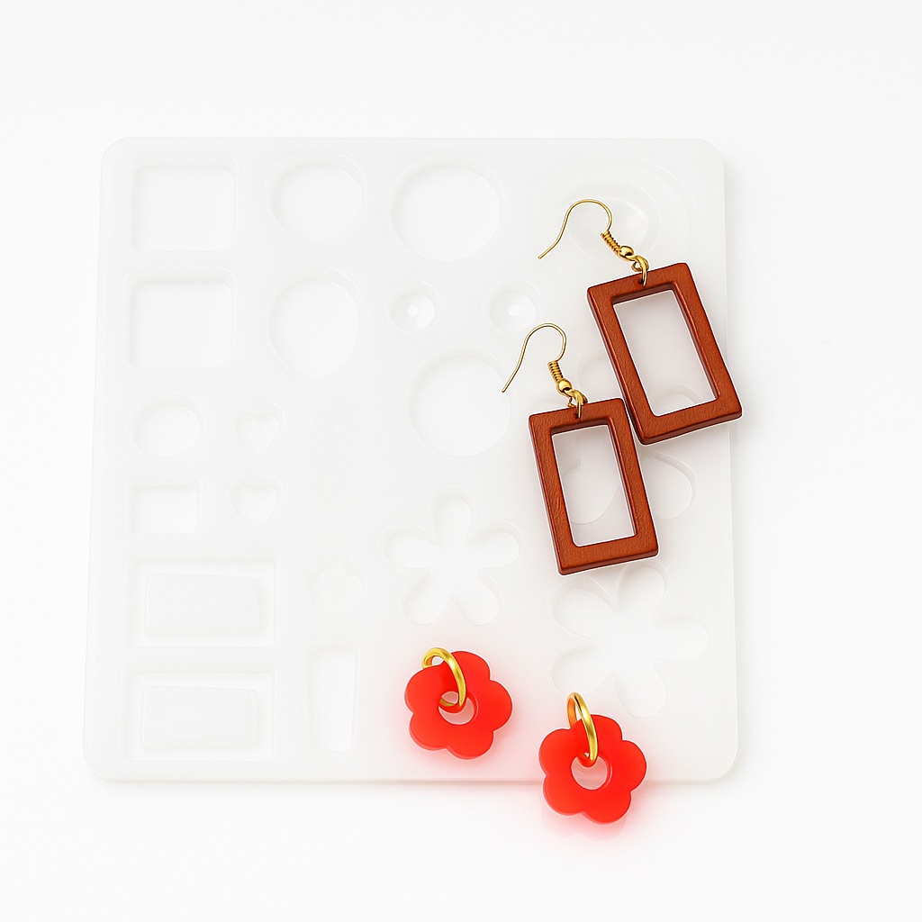 MOULE BOUCLES D’OREILLES – 21.3×13.5×0.5cm