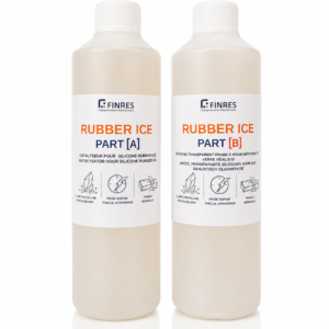 Transparent shattered glass effect silicone – Crystal silicone rubber for special effects | Rubber ICE™