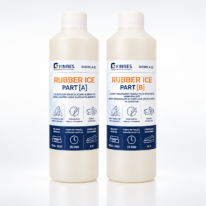 Transparent shattered glass effect silicone – Crystal silicone rubber for special effects | Rubber ICE™